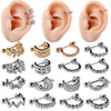1pcs Steel Barbell With CZ Hoop Ear Tragus Cartilage Helix Earrings Ear Studs Ear Cuff Rook Woman Lobe Piercing Jewelry - Image 1