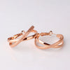 Doteffil Silver Gold Matte Rose Gold Earrings For Women Jewelry Cute Romantic Jewelry Wedding Party Gift - Image 2