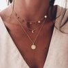 26 Styles Bohemian Multi layered Necklaces For Women Moon Cross Tree Star Pendant chains Statement Choker Boho Jewelry - Image 25