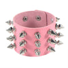 Gothic Spike Bracelet Black Wide Leather Punk Bracelets for Women Men Goth Girl Cuff Bangle Studded Wristband Unisex Jewelry - Image 8