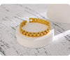 Stainless Steel Chain Bracelet Simple Plated Heavy Metal Texture Jewelry Men Party - Image 23