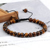 Braided Stone Bead Bracelet with Multiple Bead Sizes - Image 3