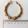 Bamboo Hoop Earrings Women Female Gold Silver Color Color Classic Jewelry - Image 6