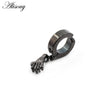 2pc Punk Stainless Steel Heart Star Cross Dangle Ear Clip Cuff Circle Earrings For Men Women No Pierced Fake Ear Jewelry - Image 9