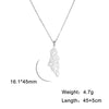 Map Outline Pendant Necklace with 45 cm Stainless Steel Chain - Image 11