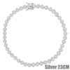 Silver Color Sparking CZ Charm Anklet Round Zircon 5MM Tennis Chain Anklets Ice Out Bling CZ Hip Hop Women Jewelry - Image 9