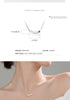 Modian Brands Classic Sliver Beads Pendant Necklace for Women 925 Sterling Silver Link Snake Chain Fine Jewelry Bijoux