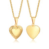 Delicate Floral Oval Heart Locket Pendant Necklaces for Women,Stainless Steel Photo Frame Promise Love Keepsake Gift - Image 21