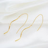 316L Stainless Steel Long Tassel Earrings For Women Elegant Simple Gold Color Drop Earring Stylish Jewelry Personality Gift - Image 3
