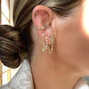 Christmas Gift Jewelry Cubic Zirconia Iced Out Sparking Tassel CZ Chain Star Charm Women Earring - Image 5