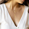 MinaMaMa Stainless Steel Chain Pentacle Star Round Coin Moon Bar Pendants Necklaces For Women Multi Layered Necklaces - Image 13