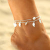 Beach Anklet Rhinestone Tassel Foot Leg Bracelet Women's Jewelry Vintage Yoga Ankle Bracelet Chain Barefoot Sandals - Image 3