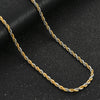 2/3/4/5/6mm Stainless Steel Twisted Rope Chain Long Necklace for Men Women Mixed Color Statement Punk Rock Metal Jewelry - Image 7