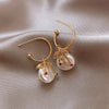 Round Simple Crystal Dangle Earrings For Women Sweet Water Drop Pendant Earring Party Birthday Jewelry Gift - Image 14