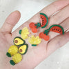 clip on earing girls children Pink jewelry child clip earrings Butterfly Shell Star flower ear clip for kids gift 5 Pairs - Image 3
