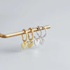 Silver Color Love Heart Hoop Earrings Female Cute Romantic Elegant Jewelry Couple Handmade Gifts - Image 2