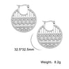 Stainless Steel Pentagram Hoop Earrings for Women Gothic Witchy Star Dangle Earrings Amulet Jewelry - Image 29