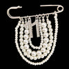 Handmade Metal Pearl Chain Greek Sorority Rhinestone Initial Number1 To Number 31 Brooches Apparel Jewelry - Image 35