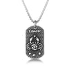12 Styles Constellation Zodiac Astrology Men Necklace Pendants Stainless Steel Jewelry Taurus Aries Virgo Libra Scorpio - Image 25