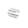 2pcs Stainless Steel Punk Rock Ear Clip Cuff Wrap Earrings No piercing-Clip On Cartilage Wrap Fake Earring - Image 9