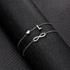 Summer A-Z Letter Initial Anklets For Women Silver Color Heart Anklet Bracelet Leg Chain Beach Party Foot Jewelry - Image 14