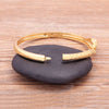 European and American Copper Cubic Zircon Cuff Adjustable Snake Bangle Jewelry Party Wedding Gift - Image 3