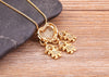 Family Pendant Necklace with Child Figure Combinations and Stone Accents - Image 39