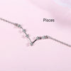 Silver Color 12 Constellation Zodiac Charm Bracelet For Women Birthday Gift Cubic Zircon Bracelet Jewelry S - Image 10