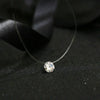 Sumeng Personality Square Imitation Pearl Crystal Zircon Necklace Invisible Transparent Fishing Line Necklace Women - Image 8
