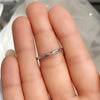 Contracted Design Women's Ring with Brilliant White Cubic Zirconia Wedding Party Daily Wearable Statement Jewelry - Image 23