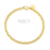 Silver Bracelet Silver Jewelry 4mm Buddha Bead Spherical Hollow Ball Bracelet Three-color Choice - Image 3