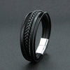 ZG Braided Leather Bracelets for Men in Black and Brown Color Armband Heren with Magnetic Elegent Bangle Male Cool Bracelet - Image 12