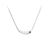 Silver Necklaces Women Jewelry Wedding Accessories Geometric pipe Pendant Beads Necklace - Image 5