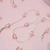 Love Heart Pink Crystal Sunglasses Chain Romantic Transparent Bead Chain For Glasses Women Necklace Lanyard Jewelry - Image 2