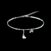 Silver Star&Moon Zircon Pendant Anklet Bracelet Constellation Symbol Foot Chain Women&Girl Jewelry Gift - Image 4
