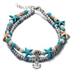 Bohemian Multi-layer Starfish Turtle Anklets For Women Vintage Elephant Owl Beads Chain on Leg Ankle Bracelet Beach Jewelry - Image 8