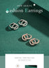 Modian Rose Gold Color Circle Drop Earrings Classic 925 Sterling Silver Round Clear CZ Dangle Earring For Women Wedding Jewelry