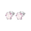 Simple Round Cubic Zirconia Stud Earrings for Women 12 Colors Available Daily Wear Versatile Jewelry - Image 9