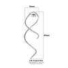 1PC Steel Twist Hanging Loop Earring Taper Ear Weight Hanger Helix Hoop Tragus Stretcher Expander Piercing Body Jewelry - Image 6