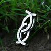 Unique Deformation Kissing Fish Ring for Men Stainless Steel Engraved Forever Rings Male Wedding Band BR - Image 9