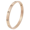 Beautiful Lovers Bracelets Woman Bracelets Stainless Steel Bangles and Bangles Cubic Zirconia Golden Woman Jewelry Gifts - Image 4