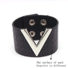 Europe Crack Leather Bracelet For Women All-Match V Word Wide Punk Style Soft Jewellery Cool - Image 27