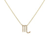 Crmya Cubic Zirconia Charm Chain Pendants 12 Zodiac Constellation Necklace Silver Gold Plated Jewelry For Womdn And Men - Image 29