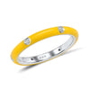 Silver Colorful Rainbow CZ Eternity Stackable Ring for Women Wedding Party Engagement Ring Jewelry Gift Silver Ring Set - Image 3