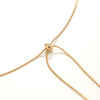 Copper Snake Chain Tassel Necklace with Ball Pendant in Gold-Tone or Silver-Tone - Image 6