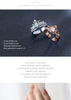 Modian Free Size Ring for Women Dazzling AAA Zircon Sterling Silver 925 Crown Ring Luxury Wedding Engagement Gift Fine Jewelry