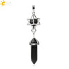 Csja Stone Pendant Merkaba Locket Pendulum Hexagonal Prism Crystal Long Pendants for Necklaces Women Jewelry - Image 24