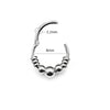 1pc 316L Surgical Steel Septum Clicker Ear Cartilage Helix Tragus Faux Daith Earring Hoop Body Piercing Jewelry Nose Ring - Image 6