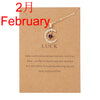 Personality Birthstone Moon Star Crystal Pendant Necklace for Women Clavicle Chain Choker Birthday Party Jewelry Gift - Image 20