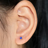 2pcs Gold Plated Steel Earring Studs for Ear Piercing Gun Birthstone CZ Ear Stud Earrings Studs Tragus Cartilage Body Jewelry - Image 38